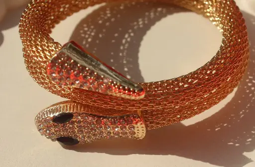 Golden Viper Cuff